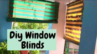 DIY Window Blinds [upl. by Ardiedak]