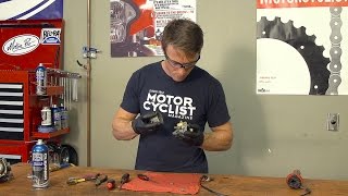 How To Clean A Motorcycle Carburetor  MC GARAGE [upl. by Ayhdiv]