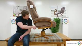 How To Assemble Your GFA Swivel Recliner Chair [upl. by Eelyk]