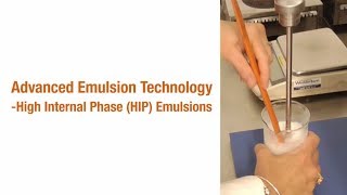 Advanced Emulsion Technology  HIP Emulsions [upl. by Handler855]