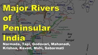 Peninsular Rivers of India  Geography UPSC IAS NDA CDS SSC CGL [upl. by Ayanat]