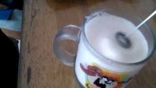 Aerolatte Review Frothing Cold Milk In Under 1 Minute [upl. by Mountfort650]