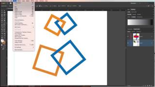 Adobe Illustrator  Create Interlocking Objects [upl. by Bodwell129]