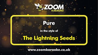 The Lightning Seeds  Pure  Karaoke Version from Zoom Karaoke [upl. by Botnick]